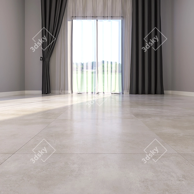 Multi-Texture Marble Floor: HD Textures, Corona+Vray Materials 3D model image 2