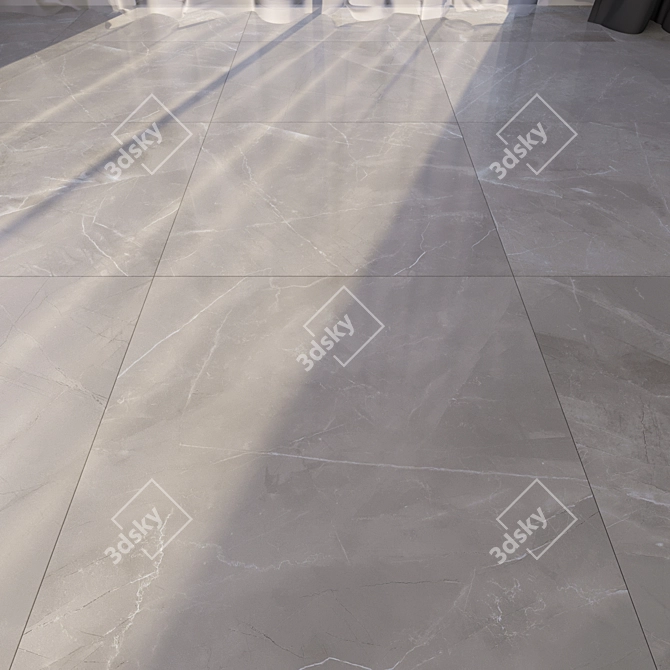 Marble Texture Collection: HD Multisub-Object Floor Tiles 3D model image 1