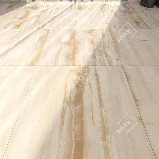 Exquisite Multitextured Marble Floor 3D model image 1