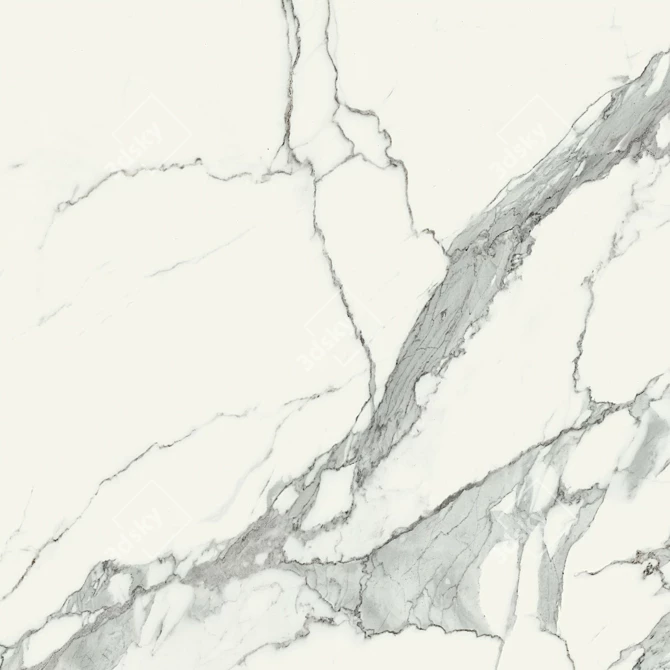 Multi-Texture Marble Floor: HD Textures & Versatile Design 3D model image 3