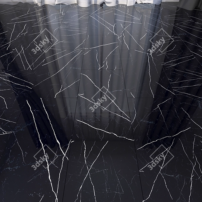 Marble Elegance: HD Textured Multi-Texture Floor 3D model image 1