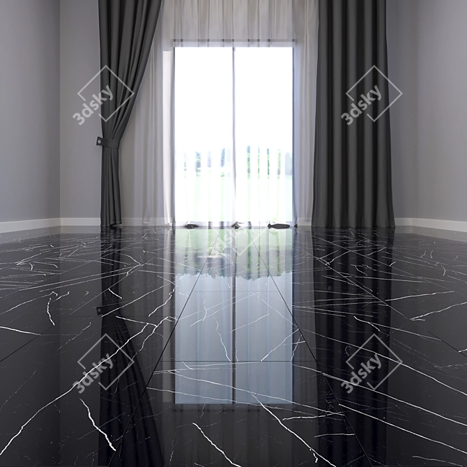 Marble Elegance: HD Textured Multi-Texture Floor 3D model image 2