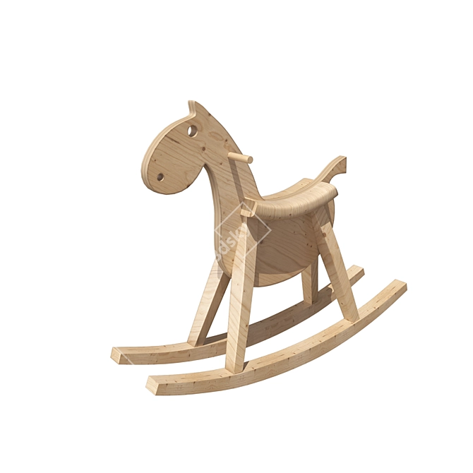 Elegant Equine Designer Horse 3D model image 2