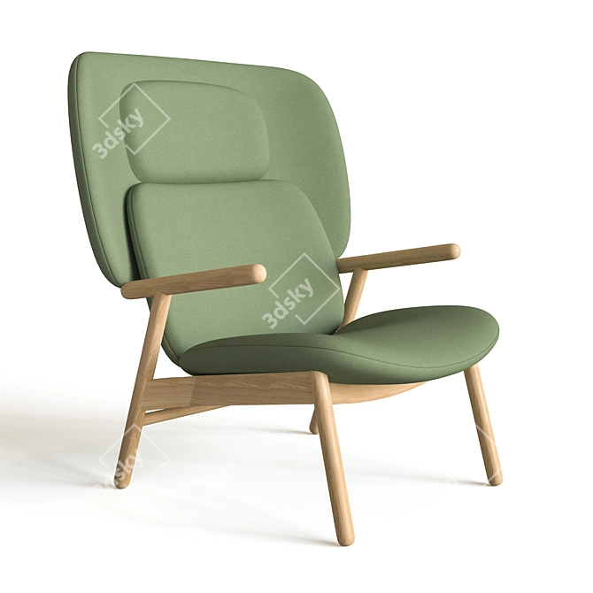 Geometric Elegance: Bolia Cosh Armchair 3D model image 1