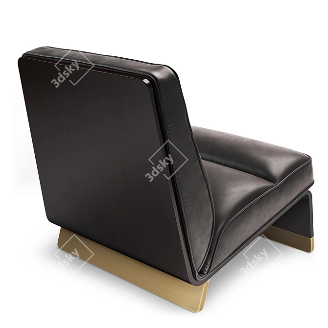 Baxter Greta Chair: 3D Model, Quality Unwrapped 3D model image 2