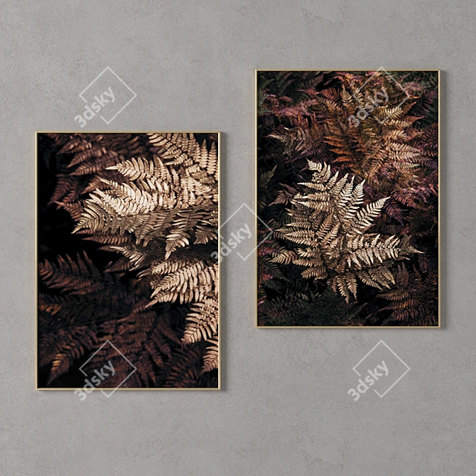 2-Piece Frame Set for Gallery Wall 3D model image 1