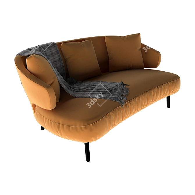  Aston Minotti Modern Sofa 3D model image 1