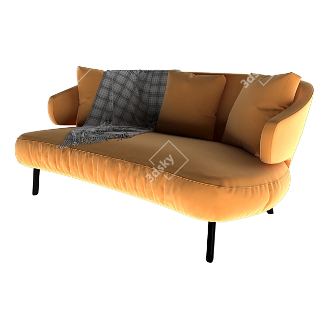  Aston Minotti Modern Sofa 3D model image 2