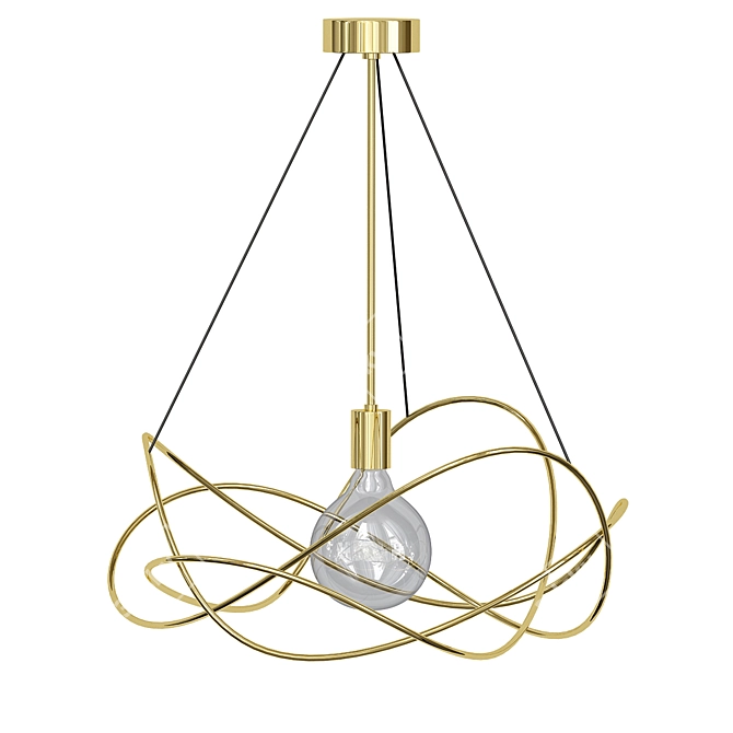 Miles Lighting Fixture: Sleek and Stylish 3D model image 1