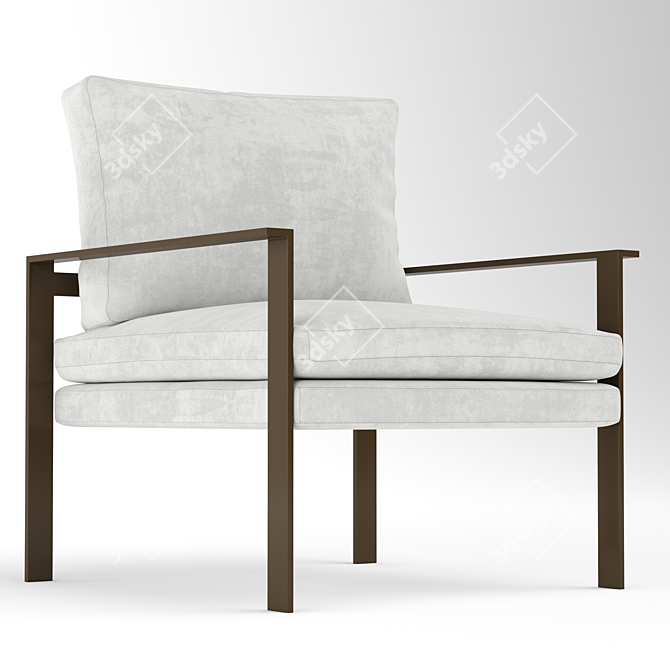Modern Alivar Lyn Armchair | Elegant Design 3D model image 1
