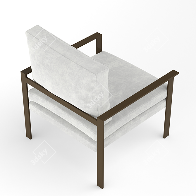 Modern Alivar Lyn Armchair | Elegant Design 3D model image 2