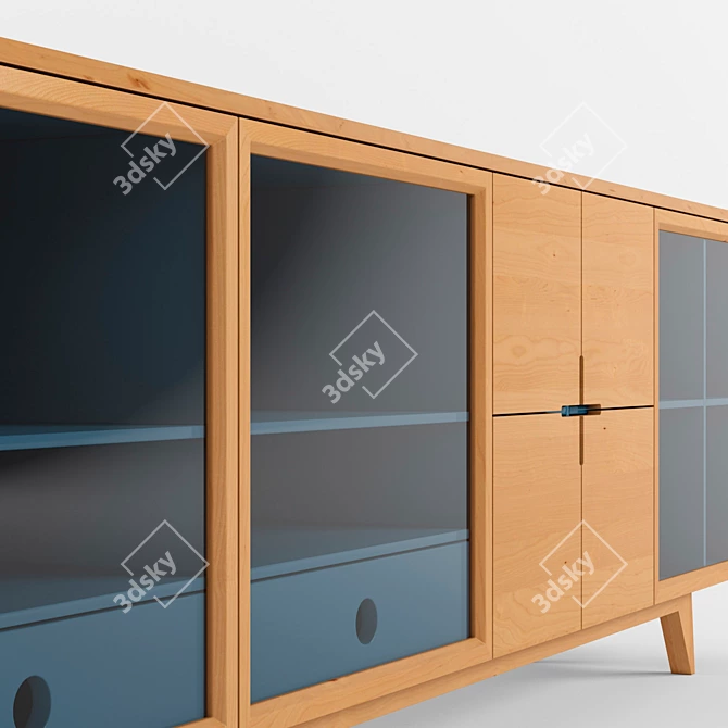 Functional Chest of Drawers 3D model image 3