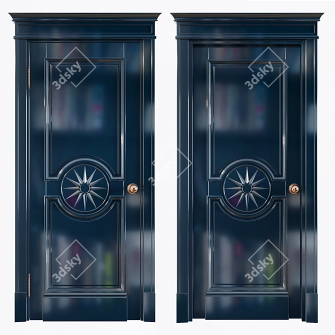 Royal Essence: Elegant Door by Accent 3D model image 1