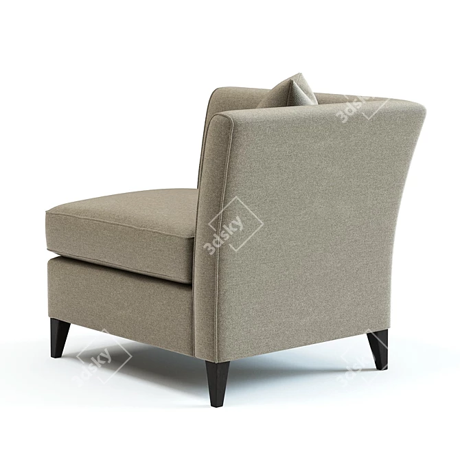 Sophisticated Bennett Armchair: High-quality 3D Model 3D model image 3