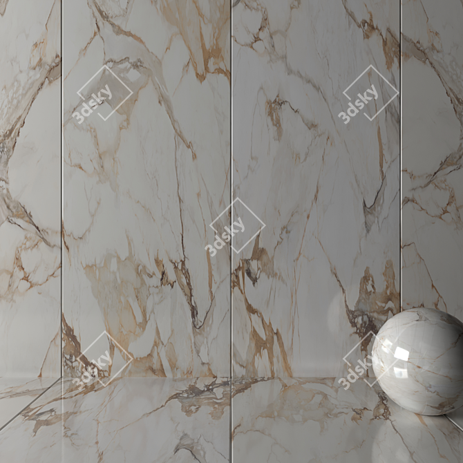 HD Multi-Texture Wall/Floor Tiles 3D model image 2