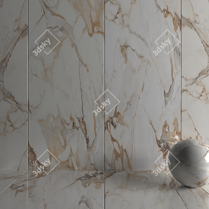 HD Multi-Texture Wall/Floor Tiles 3D model image 3