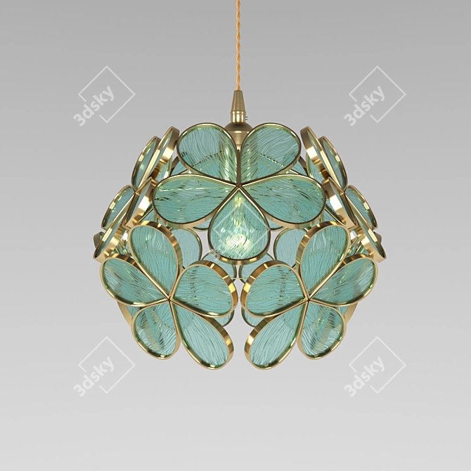 Title: Sum 41 Rose Gold Pendant Light 3D model image 2