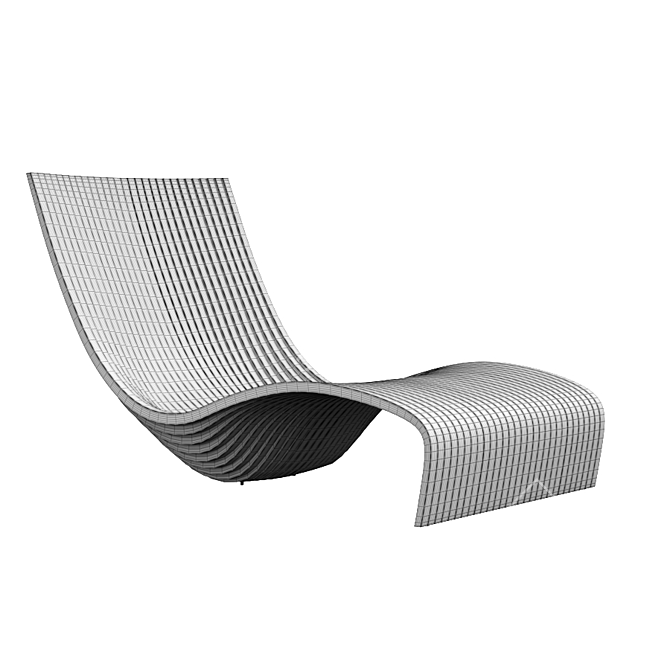 Piegatto Lolo: Stylish Outdoor Chair 3D model image 2