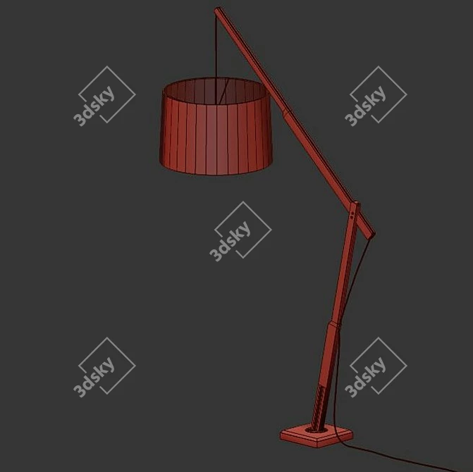 Sarsa Arteriors Home Floor Lamp 3D model image 3