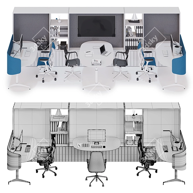 Elevate Your Workspace: Herman Miller Locale 3D model image 3