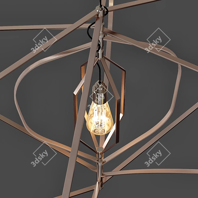 Mogu Pendant Light: 2013 V-Ray Render 3D model image 2