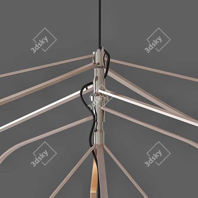 Mogu Pendant Light: 2013 V-Ray Render 3D model image 3