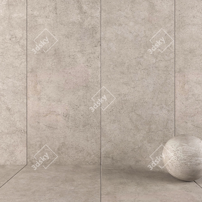 Multi-Texture HD Wall and Floor Tiles 3D model image 1