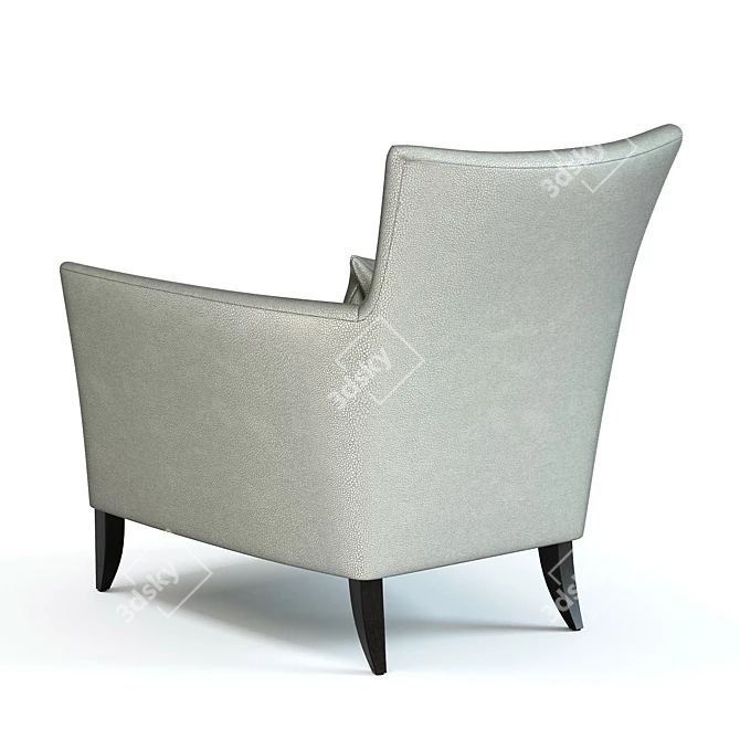 Sail Armchair - Elegant and Cosy Seating 3D model image 3