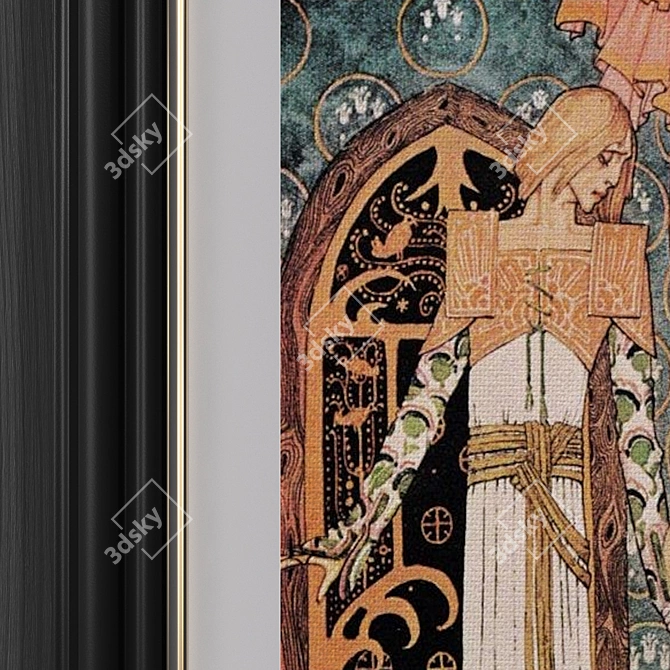  Modern Art Collection №193 by Kay Nielsen 3D model image 3