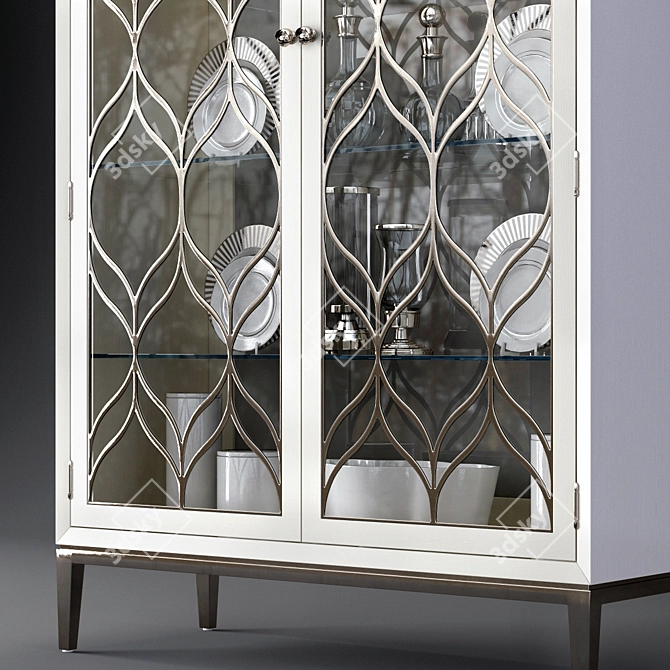Bernhardt Calista Curio - Stylish Display Cabinet 3D model image 2