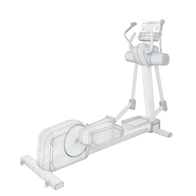 Ultimate Cross Trainer: Life Fitness 3D model image 3