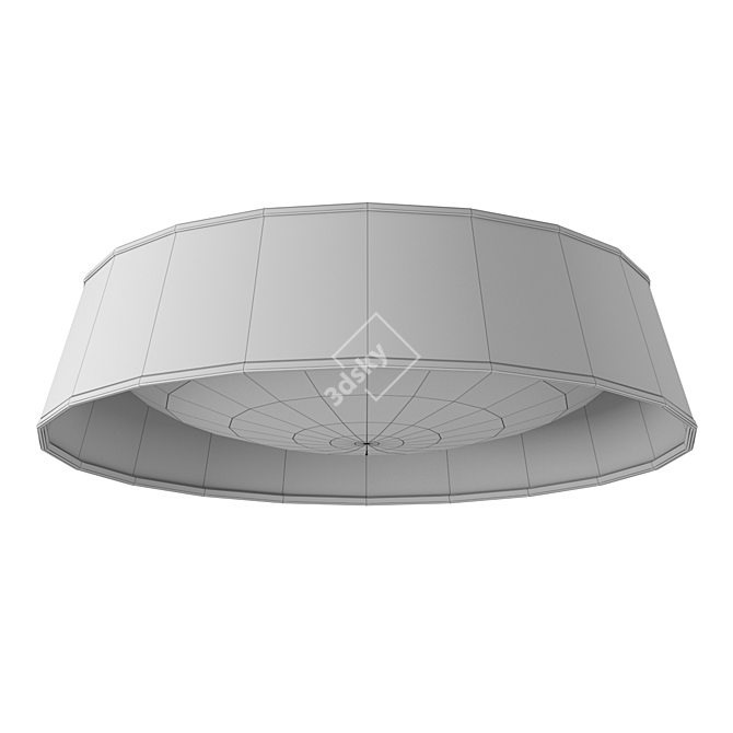 Mantra SABINA Ceiling Light: 9-Light Beige Metal/T fabric/Acrylic 20W IP20 3D model image 2