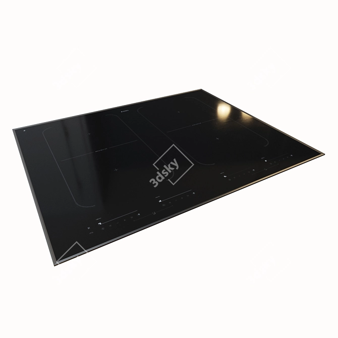 ASKO HI1655G Ceramic Hob: Superior Performance 3D model image 1