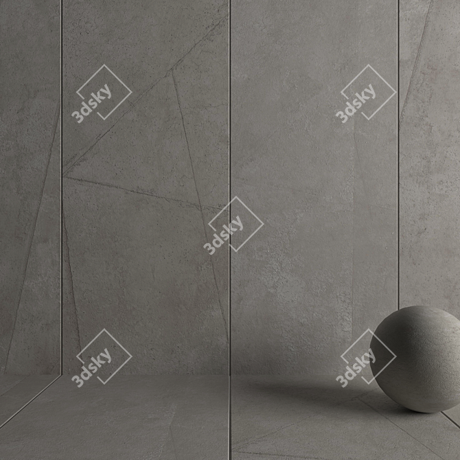 Multi-Texture HD Wall Tiles 3D model image 3