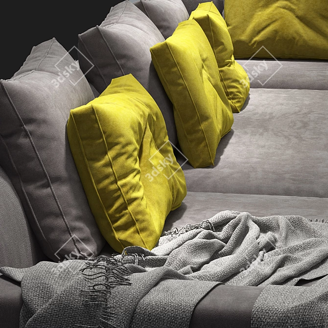 Modular Masterpiece: MOORE Sofa 3D model image 2