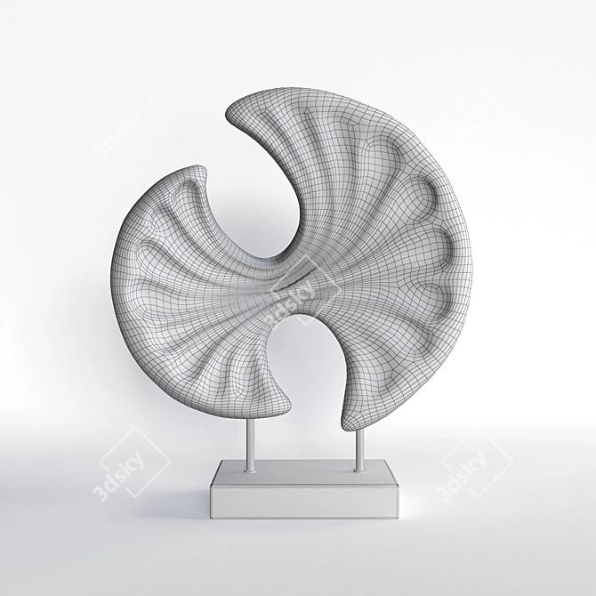 Contemporary Interior Sculpture 3D model image 2