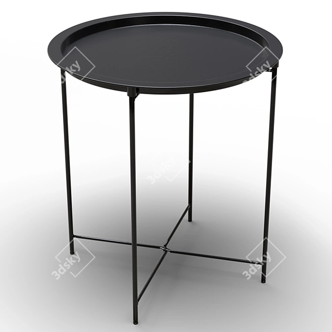 Randerup Round Table - 47cm Diameter 3D model image 1