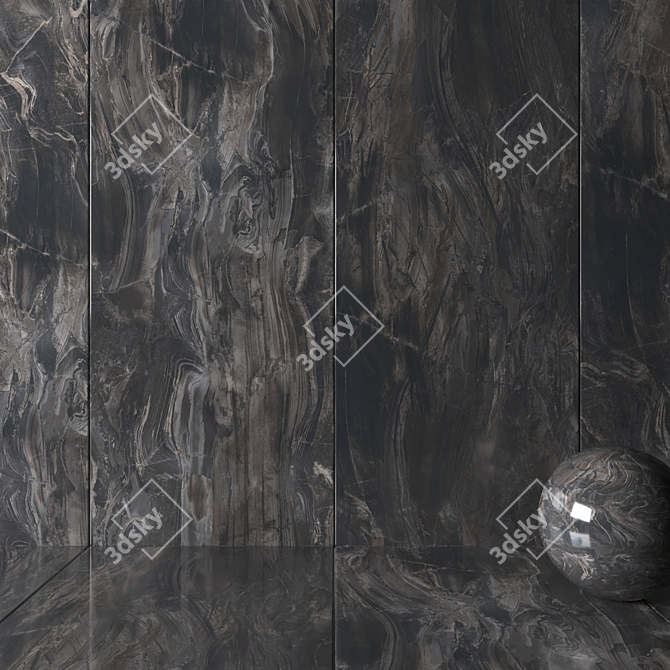 HD Multi-Texture Wall/Floor Tiles - 160 x 270 cm 3D model image 2