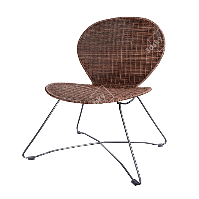 Modern Comfort: HALMAR TROY Chair 3D model image 1