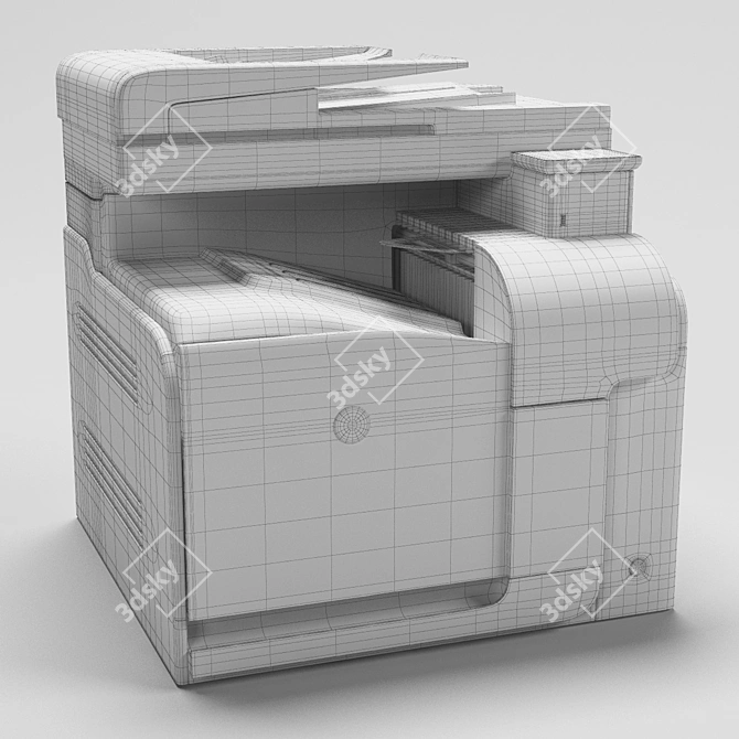 HP M570dw Laser MFP 3D model image 2