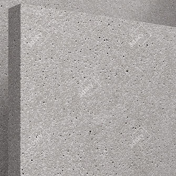 Seamless Concrete & Plaster Set 3D model image 3