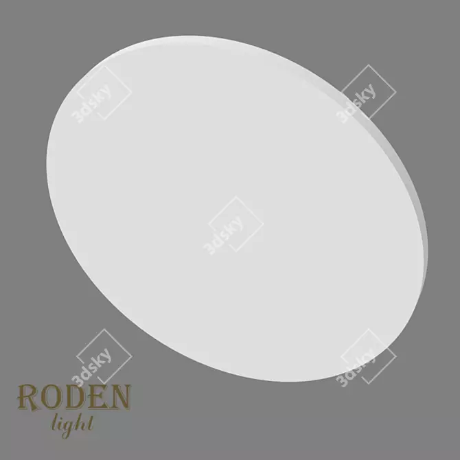 RODEN-light RD-303: Stylish Gypsum OM Wall Lamp 3D model image 2