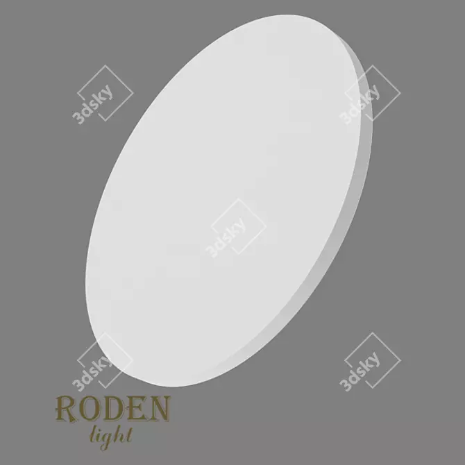 RODEN-light RD-303: Stylish Gypsum OM Wall Lamp 3D model image 3