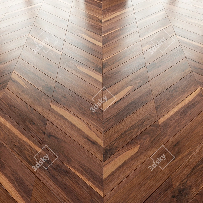 French Parquet Christmas Tree, Foglie d'Oro 3D model image 2