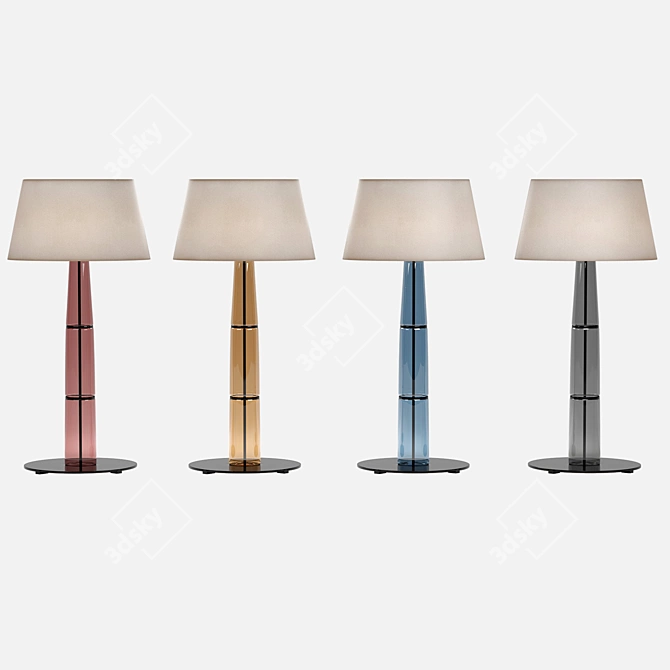 Sophisticated Dora Floor Lamp 3D model image 1