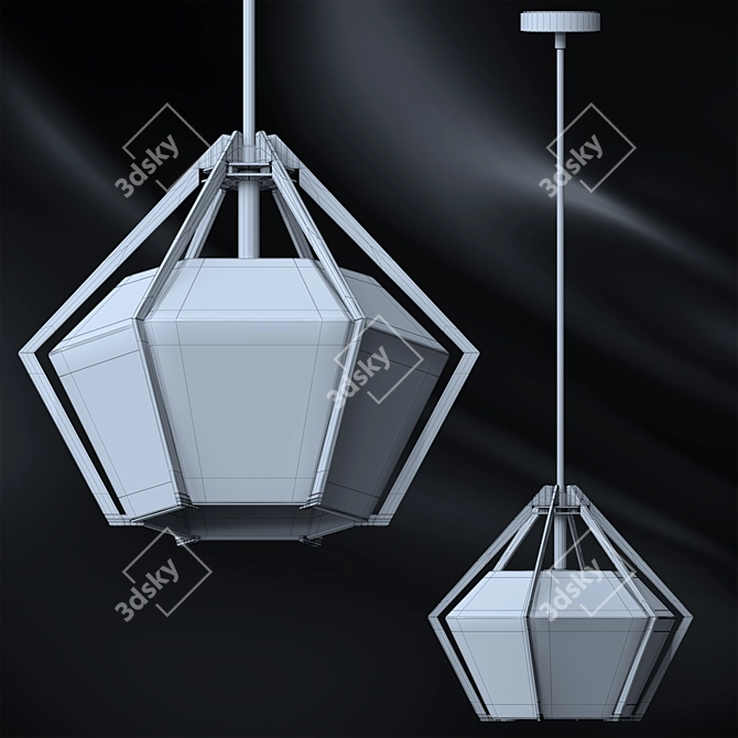 Elegant Harlow Pendants 3D model image 2