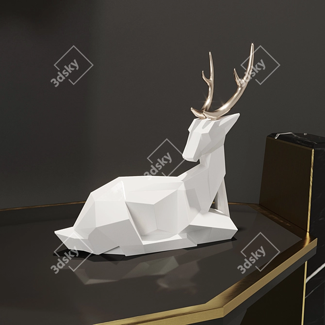 Luxxu Myllo Console: Elegant and Functional 3D model image 3