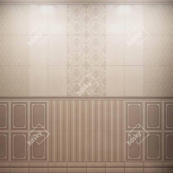 Darlington Ceramic Tile by Kerama Marazzi 3D model image 1