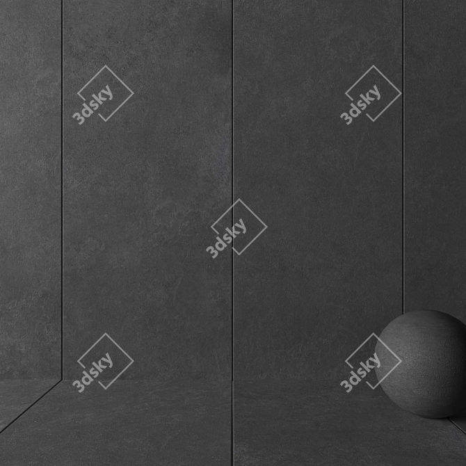 Multi-Texture HD Wall Tiles 3D model image 2