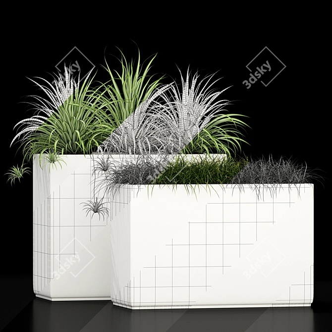 Green Oasis: Exquisite Botanical Collection 3D model image 3